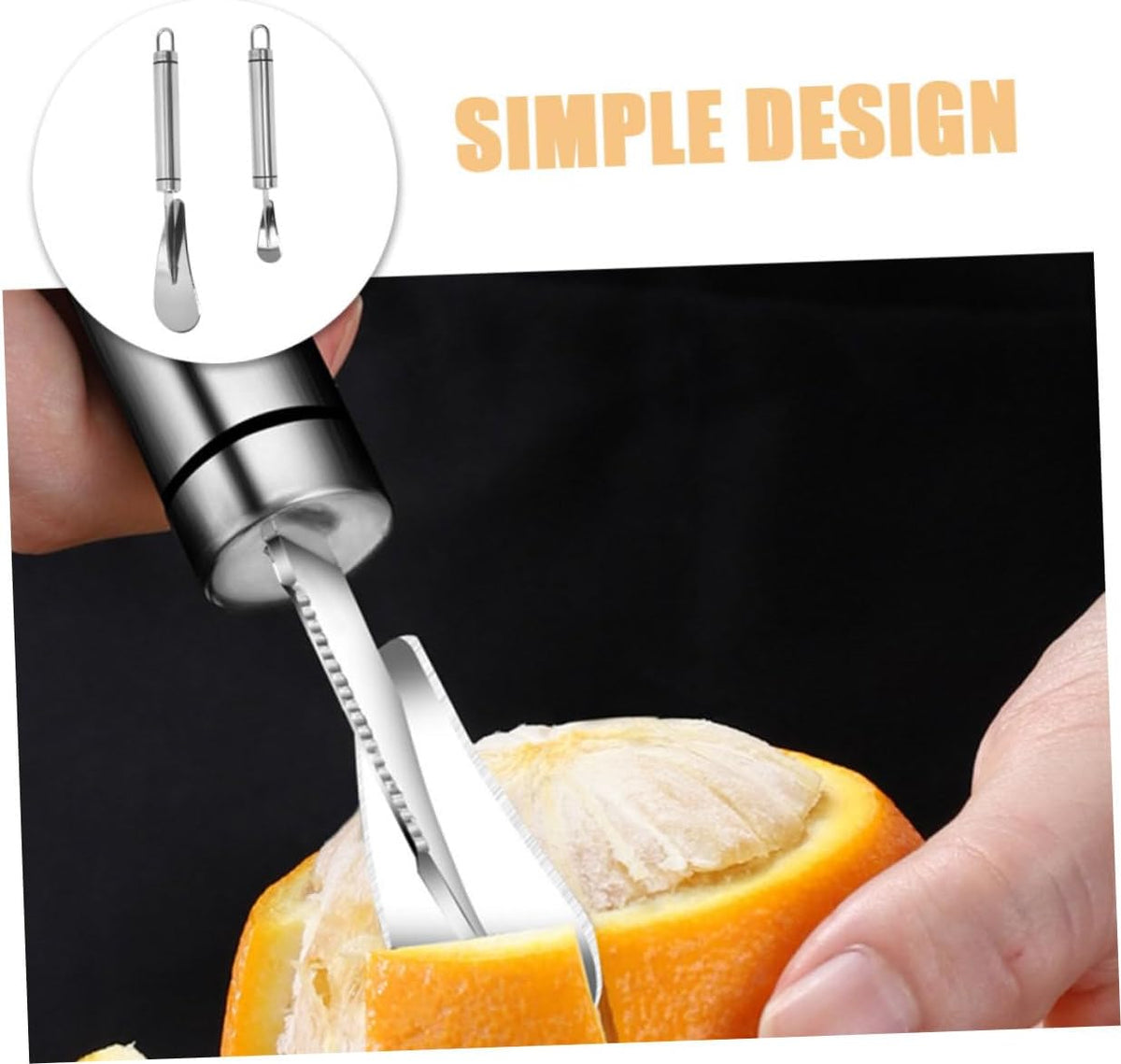 Fruit Peeler Orange Opener Citrus Peelers Stainless Steel Knife Easy Slice Grapefruit Home Kitchen Tool