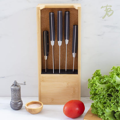 Universal Knife Caddy, Organizer and Holder for Drawer or Countertop