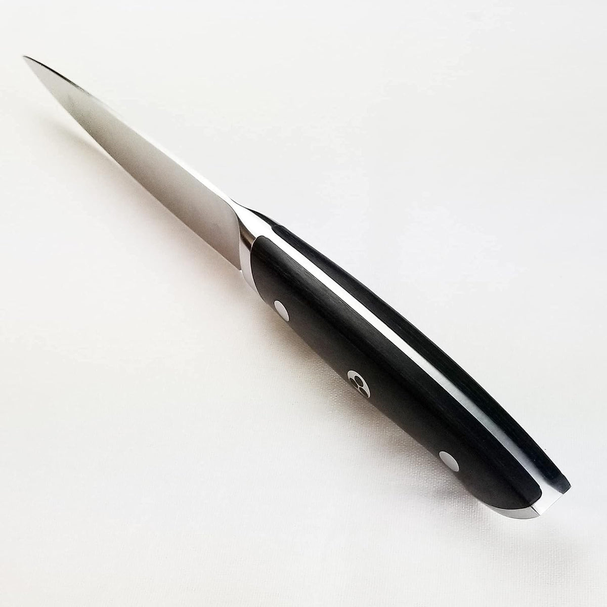 Pro Series 2.0 4-Inch Paring Knife - Expertly Forged High Carbon 7Cr17MoV Steel, Ergonomic Black Pakkawood Handle, Ultimate Fruit & Vegetable Peeling Companion
