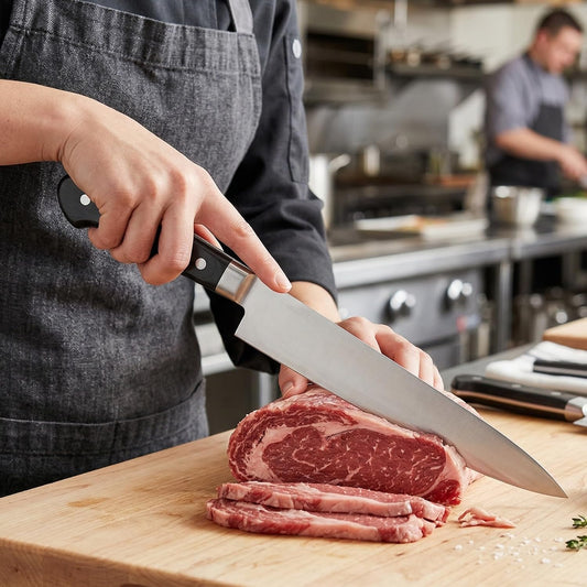 – 13” Stainless Steel Japanese Cow Knife- Japanese Gyuto Cooking Kitchen Meat Knife Cooking for Kitchen Cutting Vegetable Salad Boneless Chef Knife