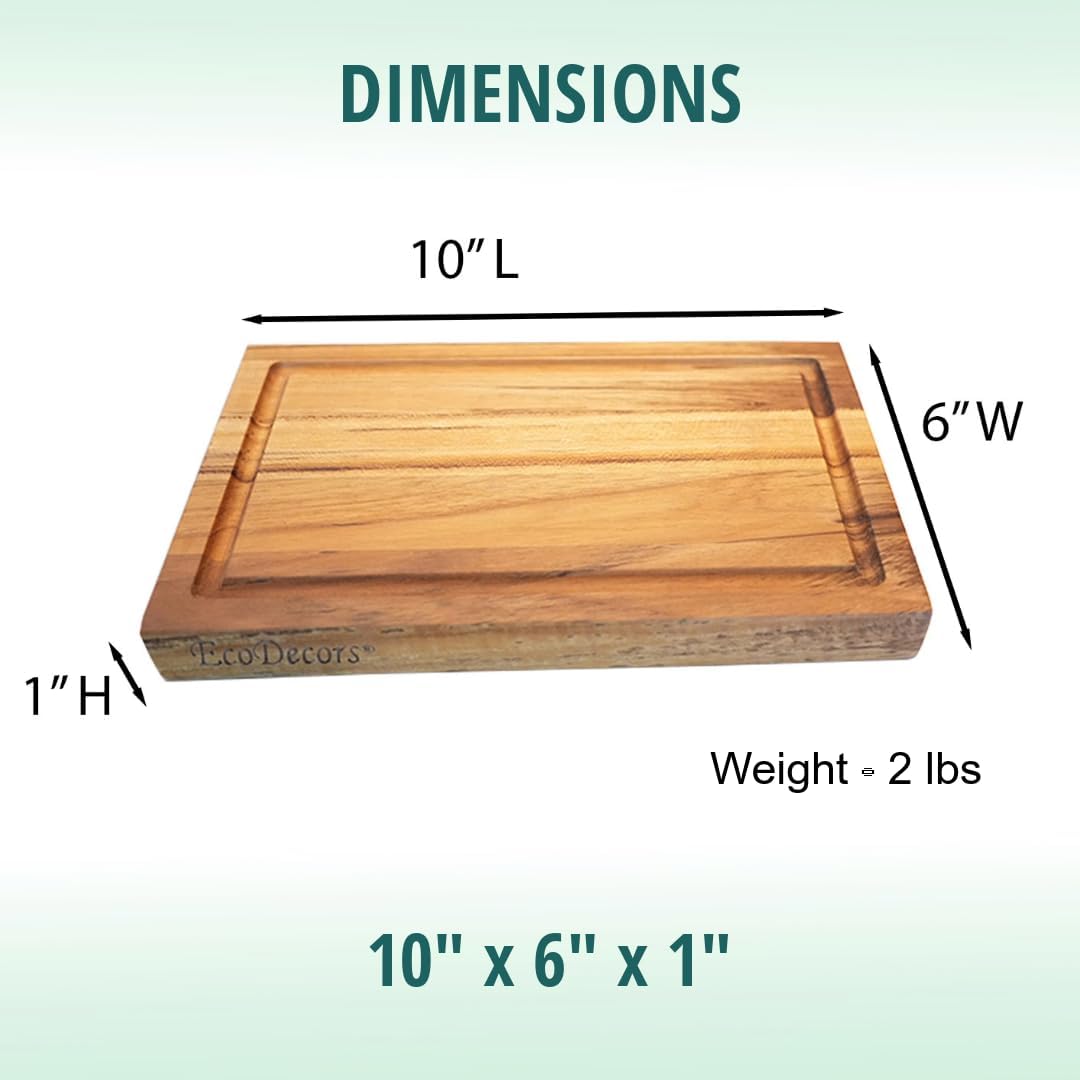 Teak End Grain Cutting Board 17"x18", FSC Teakwood Butcher Block with Juice Groove, Waste Chute & Handles, Solid Wood Cutting Board for Kitchen, Carving & Stove-Top Prep