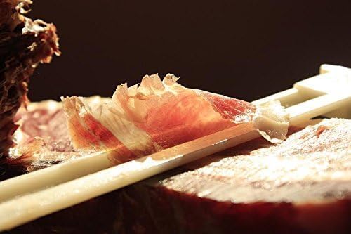 Ham Carving Knife with Anti-accident Protection 12-Inch | Flexible Stainless Steal Ham Slicing Knife for Slicing Serrano, Ibérico Ham & Italian Prosciutto