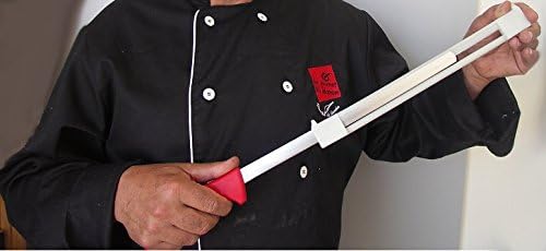Ham Carving Knife with Anti-accident Protection 12-Inch | Flexible Stainless Steal Ham Slicing Knife for Slicing Serrano, Ibérico Ham & Italian Prosciutto