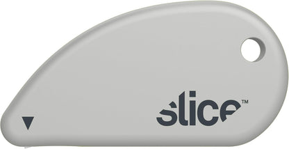 Slice Micro Safety Cutter | Safe Ceramic Box Cutter Lasting 11x Longer than Metal | Keychain Box Opener | Combo Pack | Earth White + Sage