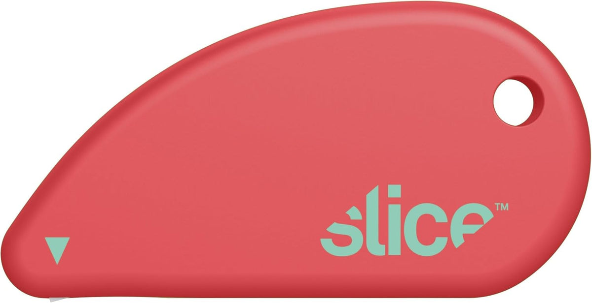 Slice Micro Safety Cutter | Safe Ceramic Box Cutter Lasting 11x Longer than Metal | Keychain Box Opener | Combo Pack | Earth White + Sage