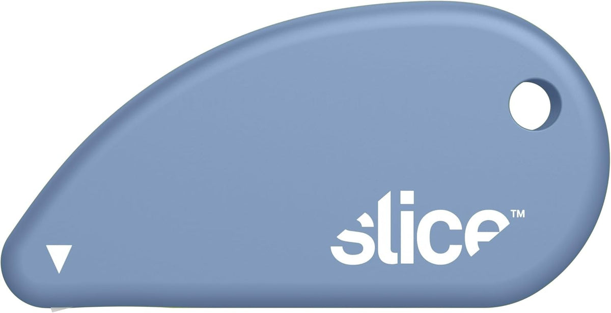 Slice Micro Safety Cutter | Safe Ceramic Box Cutter Lasting 11x Longer than Metal | Keychain Box Opener | Combo Pack | Earth White + Sage
