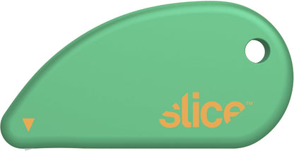 Slice Micro Safety Cutter | Safe Ceramic Box Cutter Lasting 11x Longer than Metal | Keychain Box Opener | Combo Pack | Earth White + Sage