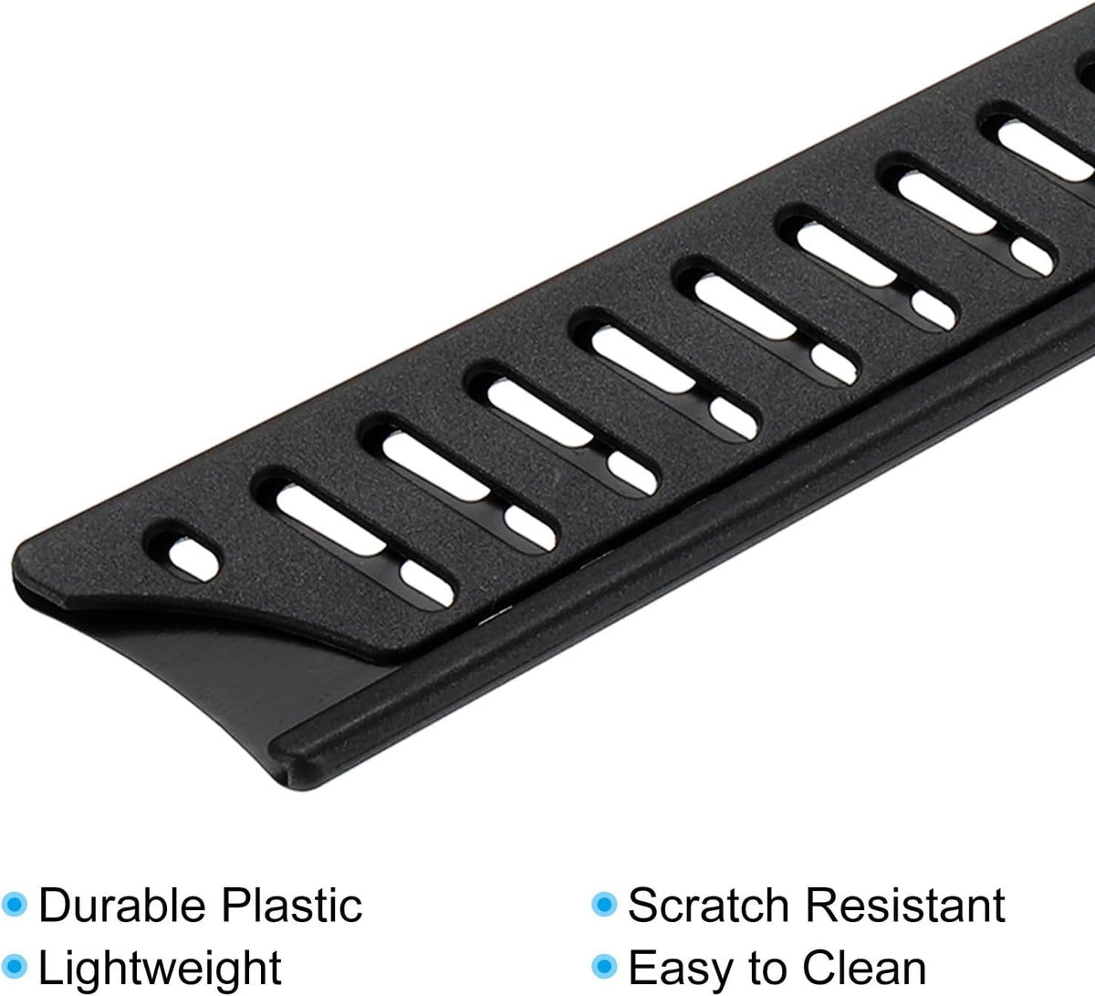 PP Safety Knife Cover Sleeves for 10" Bread Knife, 5 Pack Knives Edge Guard Blade Protector Universal Knife Sheath for Kitchen, Black