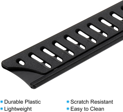 PP Safety Knife Cover Sleeves for 10" Bread Knife, 5 Pack Knives Edge Guard Blade Protector Universal Knife Sheath for Kitchen, Black