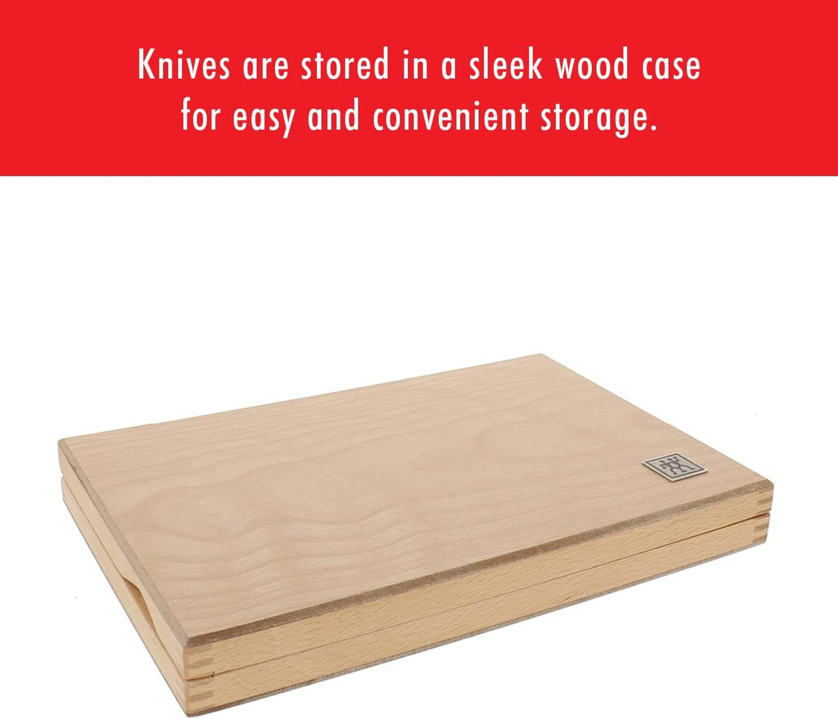 Ultra-Sharp Steak Knives Set of 8 with Wood Gift Box | Slice Through Steak, Pork Chops, & Chicken Cutlets with Serrated Steak Knives. Durable, Forged and Easy to Clean.