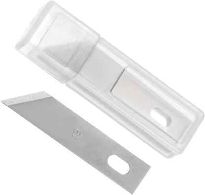 Craft Hobby Blades, #19 Manganese Steel Replacement Cutting Carving Blade Refill Hobby Knife Blades Set with Storage Case - (Applications: for Art Scrapbooking DIY), 40-Pieces