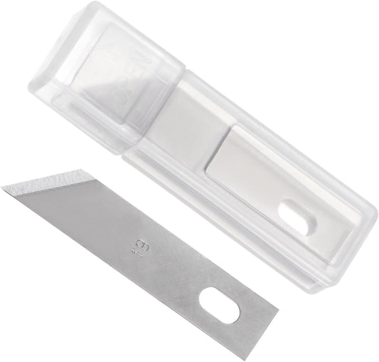 Craft Hobby Blades, #19 Manganese Steel Replacement Cutting Carving Blade Refill Hobby Knife Blades Set with Storage Case - (Applications: for Art Scrapbooking DIY), 40-Pieces