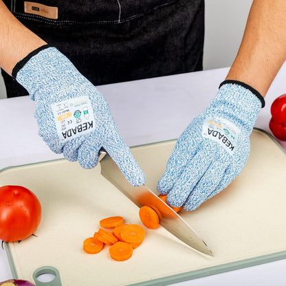 Cut Resistant Gloves, ANSI A2 Cutting Glove, PU Coated, Touchscreen, Multi-Purpose Model C2, 1 Pair, Large