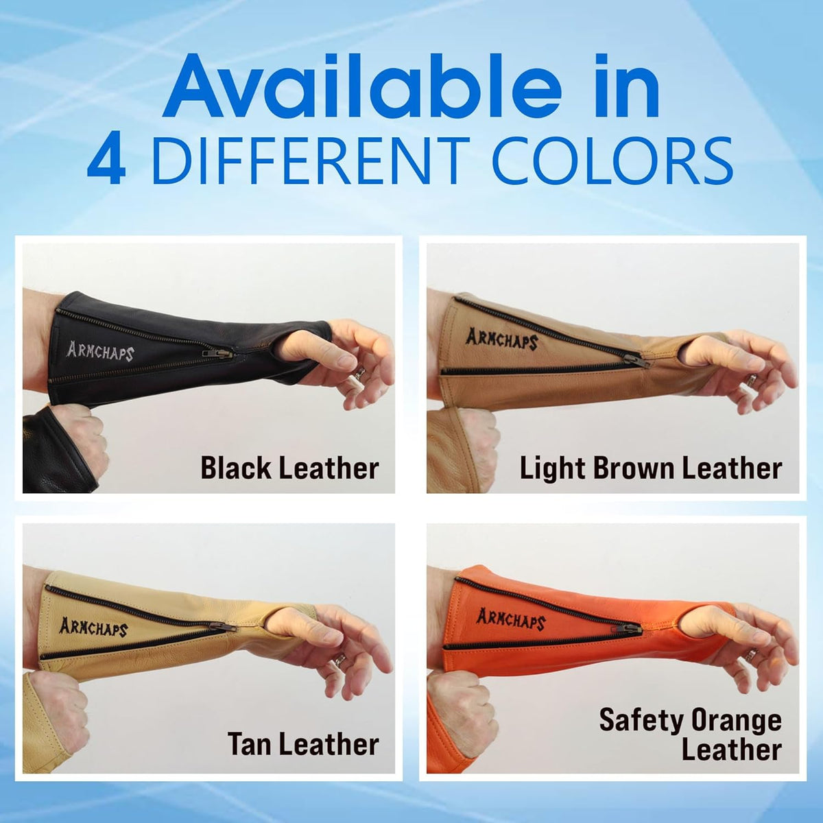 Leather Protective Sleeves Arm Guard - Prevent Cuts, Scratches & Bruises - Genuine Cowhide - Ideal for Gardening & Construction - Left & Right Form-Fitting. Tan (1 Pair/XX-Small).