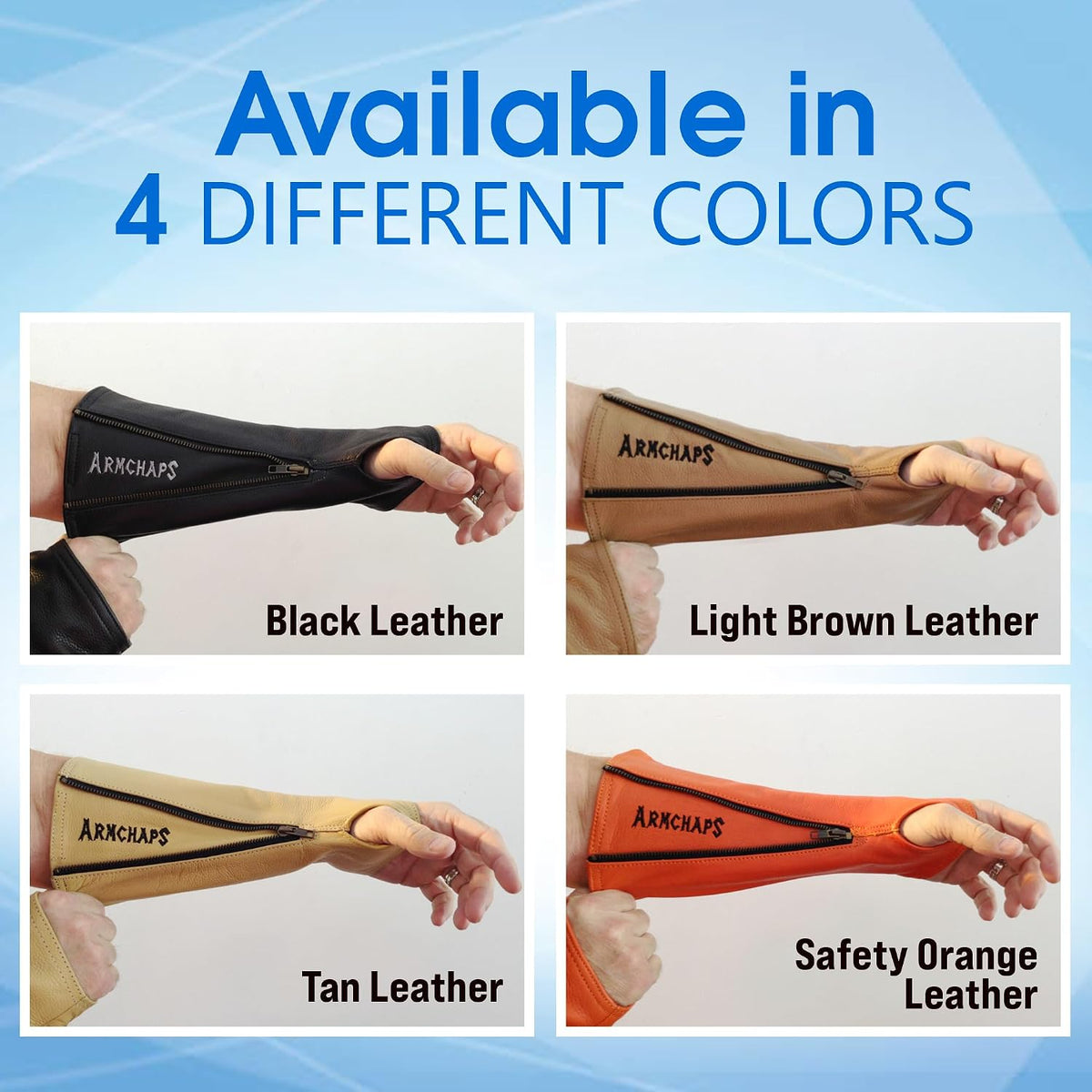 Leather Protective Sleeves Arm Guard - Prevent Cuts, Scratches & Bruises - Genuine Cowhide - Ideal for Gardening & Construction - Left & Right Form-Fitting. Tan (1 Pair/XX-Small).