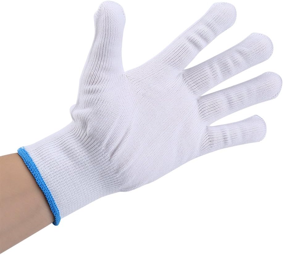Stainless Steel Cut Gloves 5 For Kitchen, Chainmail Gloes For Cutting, Stainless Sel Gloes For Kitchen, With White Cotton Glove, Anti Knife, Anti Scratch, Suitable For Both Right And Left