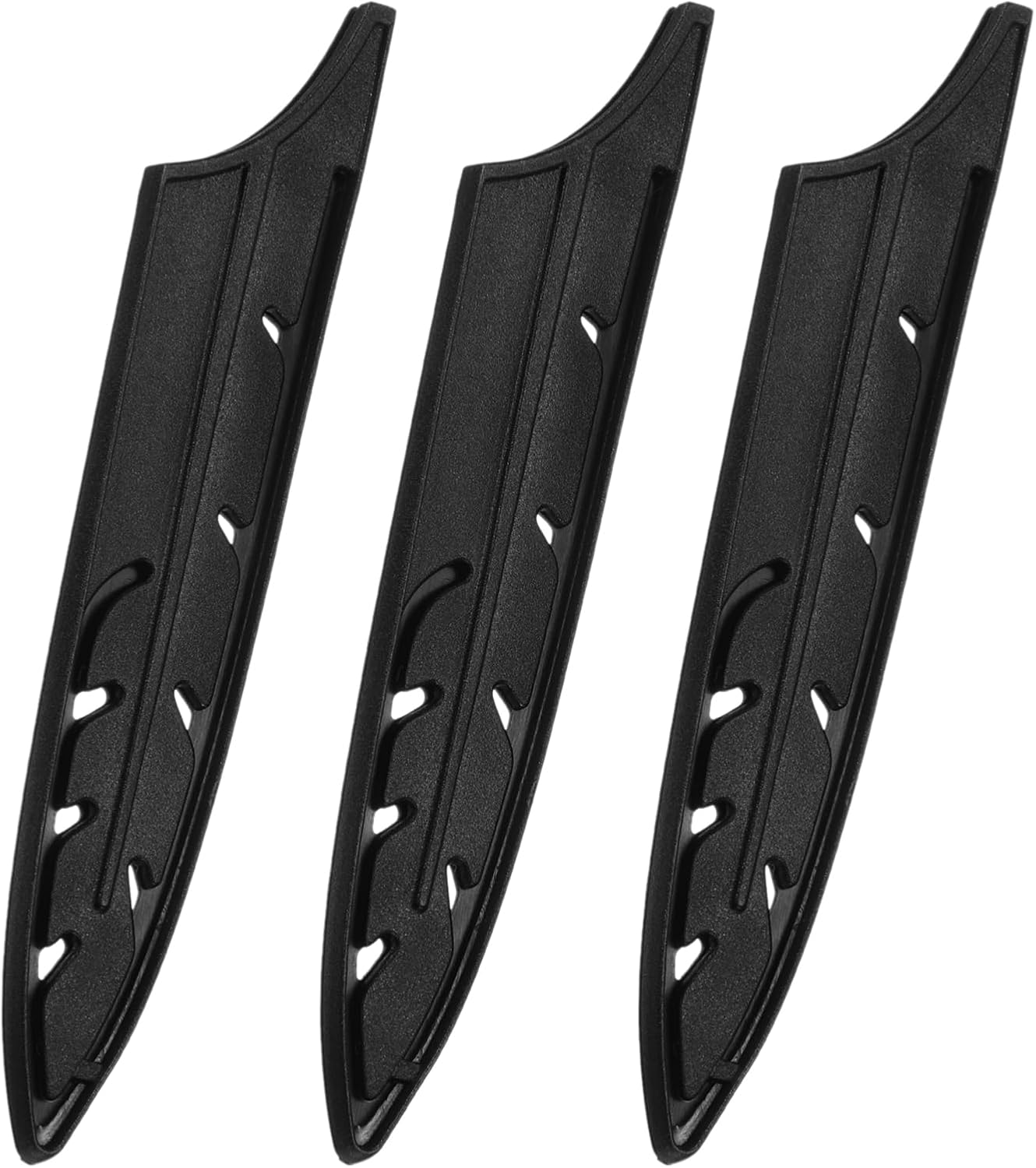 Knife Cover Sleeves Blade Edge Guards for 5" Utility Knife Blade Edge Protector Universal Knife Sheath for Kitchen, Black