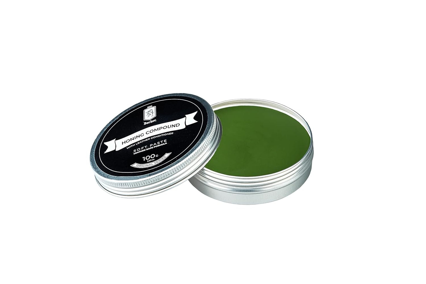 Stropping Compound - Very Fine Green Polishing Compound - Leather Strop Sharpening Buffing Compound with applicator – 100g (3.53 Oz)