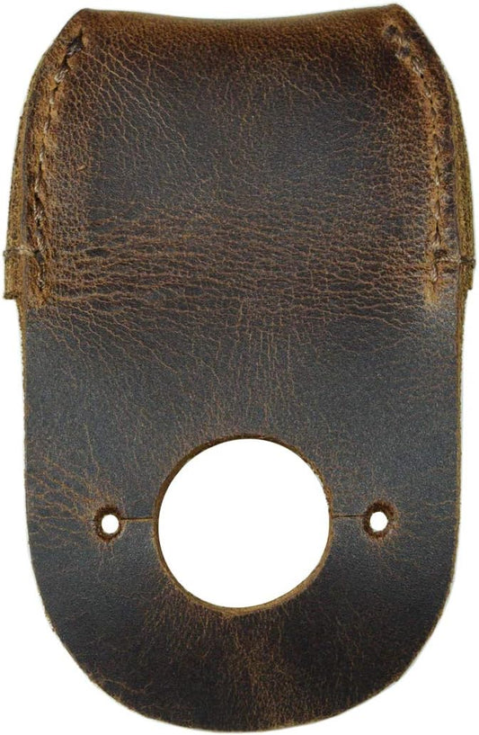 Leather Thumb Guard, Finger Protector, Carpenter Carving Accessories, Handmade Includes 101 Year Warranty :: Bourbon Brown