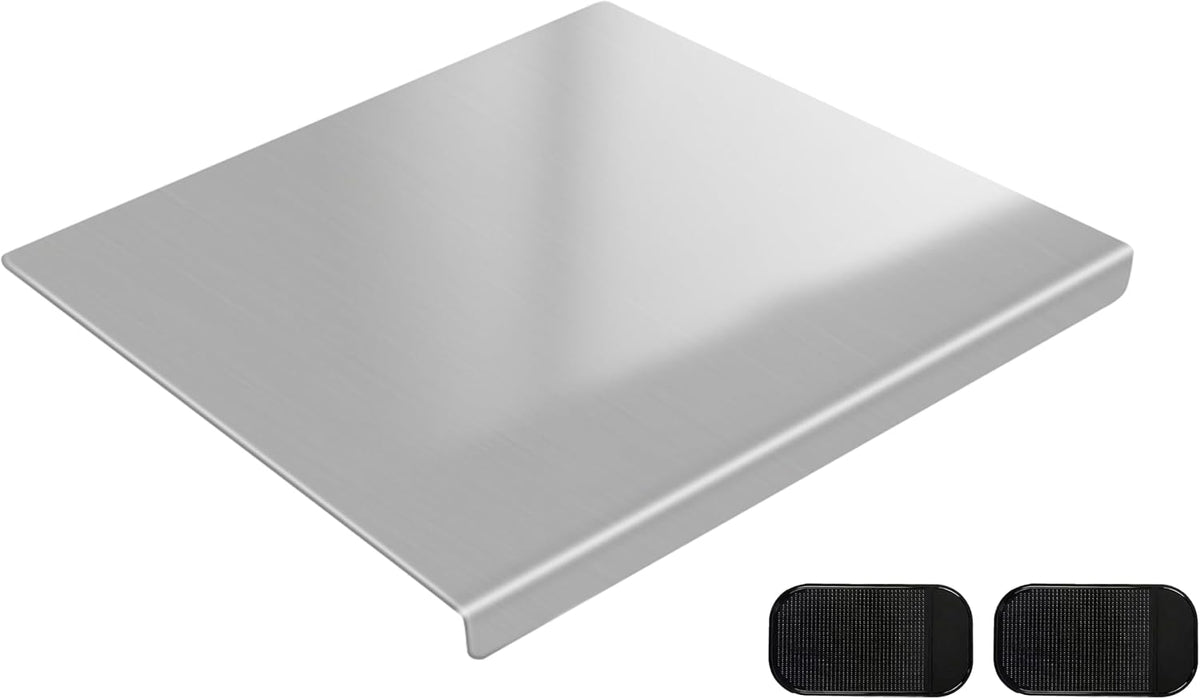 Stainless Steel Countertop Cutting Board with Lip,19.7 * 15.7 * 0.8 Inches