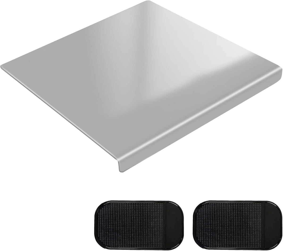 Stainless Steel Countertop Cutting Board with Lip,19.7 * 15.7 * 0.8 Inches