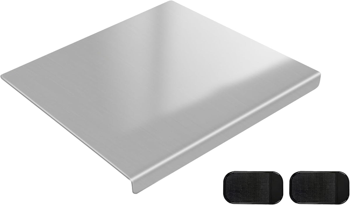 Stainless Steel Countertop Cutting Board with Lip,19.7 * 15.7 * 0.8 Inches