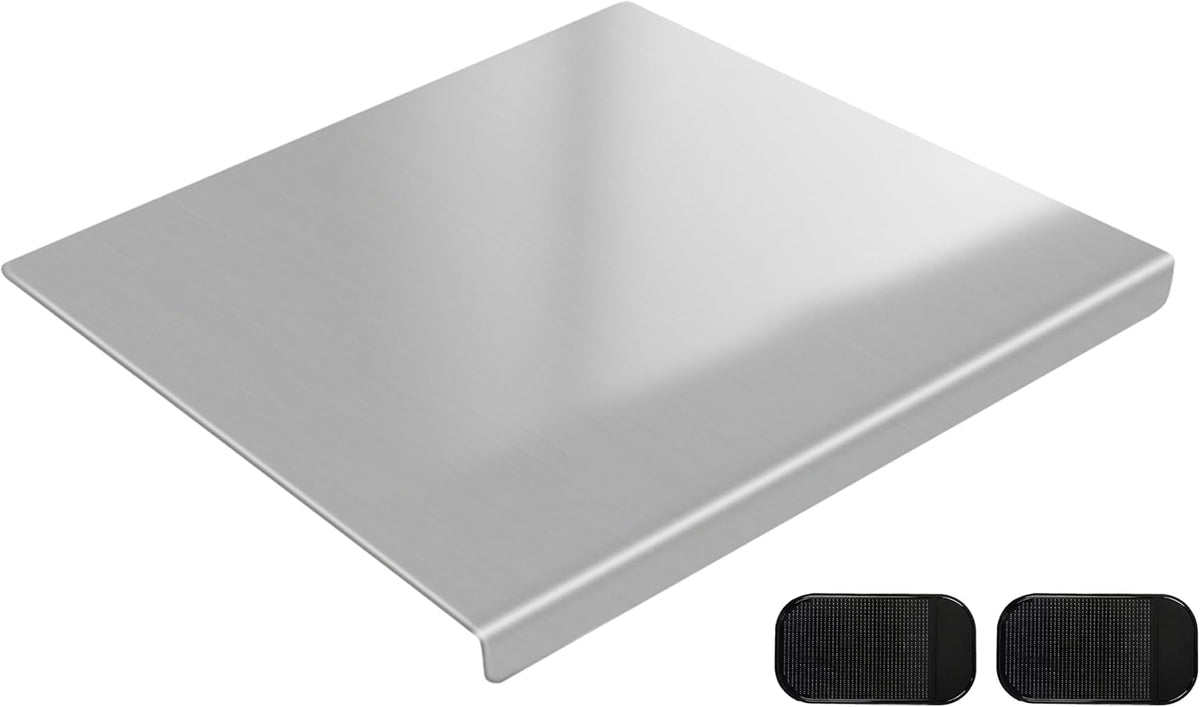Stainless Steel Countertop Cutting Board with Lip,19.7 * 15.7 * 0.8 Inches