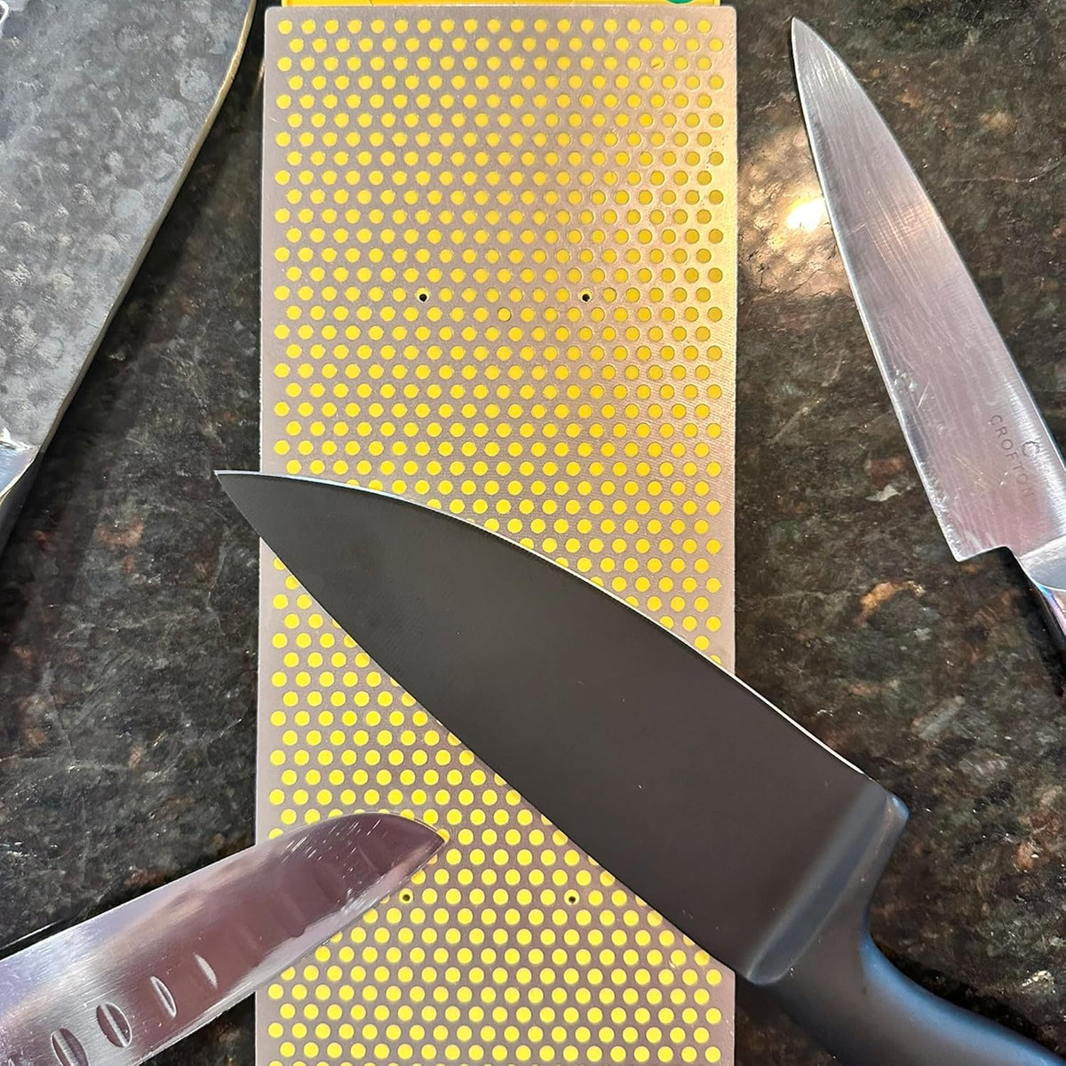 Diamond Machining Technology (DMT) W250EFNB DuoSharp Double-Sided Diamond Sharpening Stone, Extra-Fine/Fine, 10 Inch