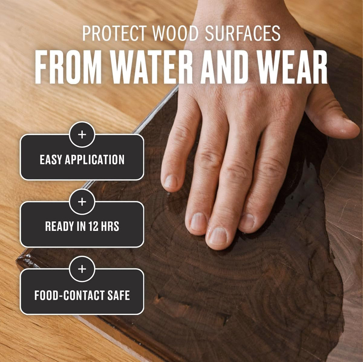 Cutting Board Oil and Wood Wax Set. For Cutting Boards, Butcher Blocks, Wooden Spoons, and Bowls. 100% Food-Safe.