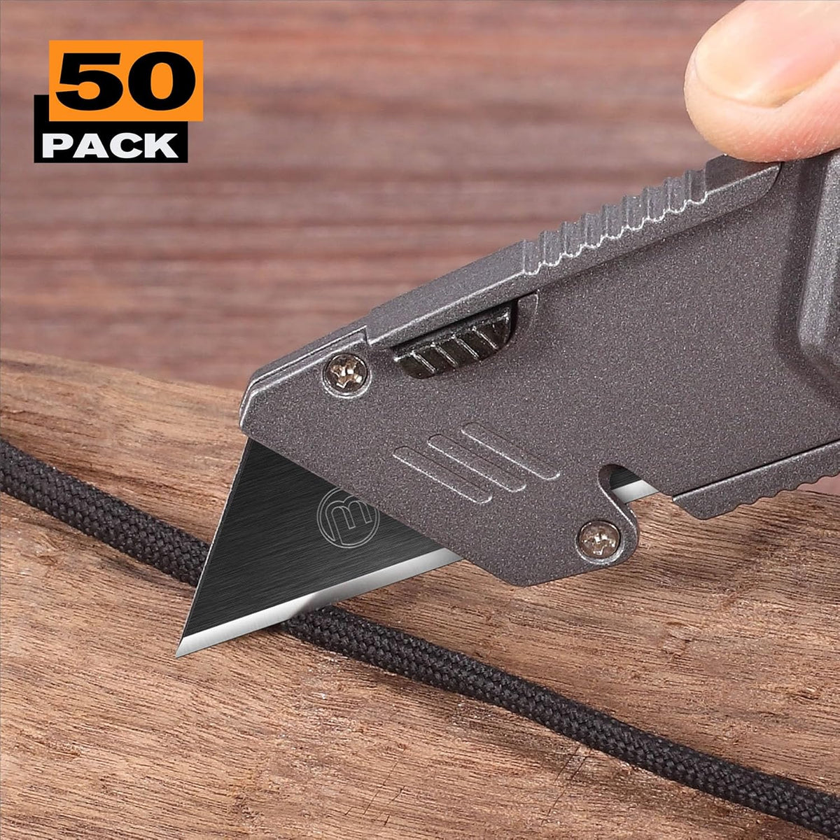 Utility Knife Blades, Never Rust, Blackened SK-5 Steel