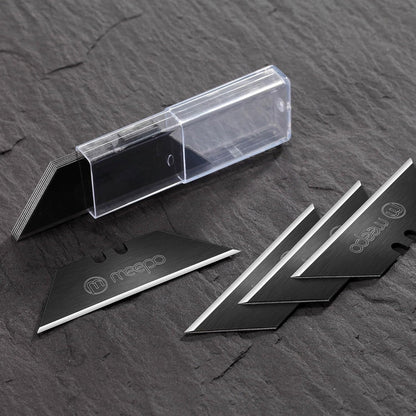 Utility Knife Blades, Never Rust, Blackened SK-5 Steel