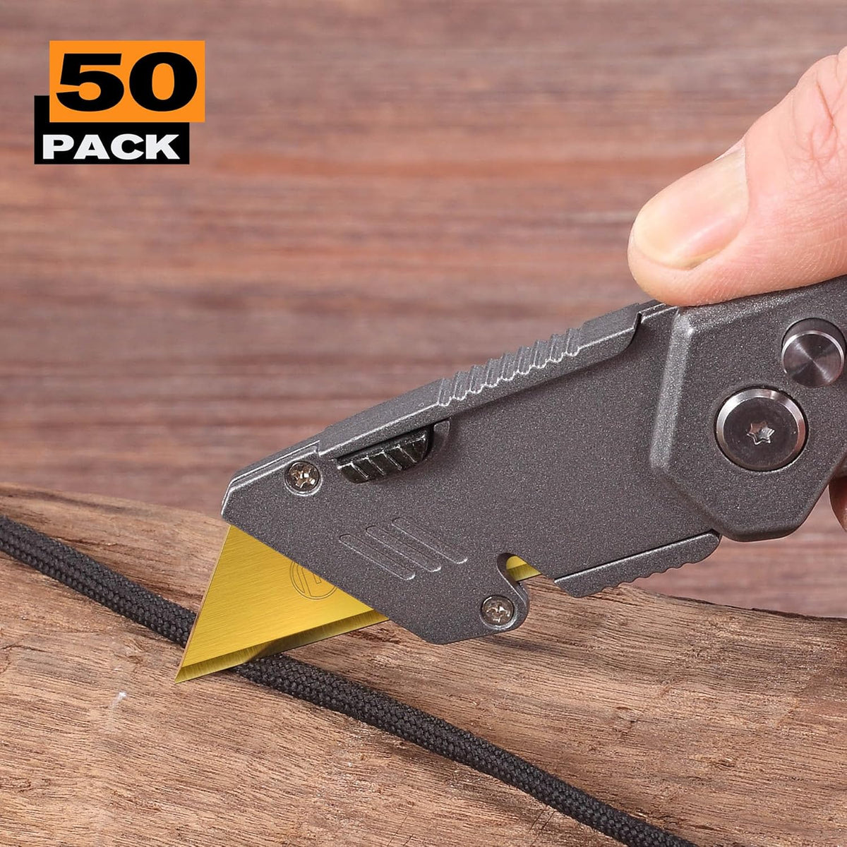 Utility Knife Blades, Never Rust, Blackened SK-5 Steel