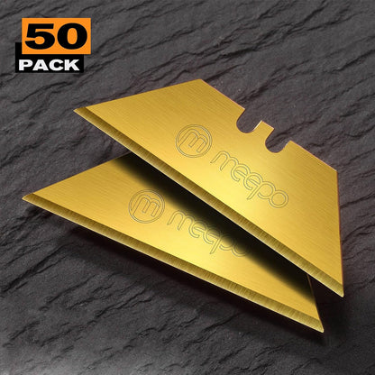Utility Knife Blades, Never Rust, Blackened SK-5 Steel
