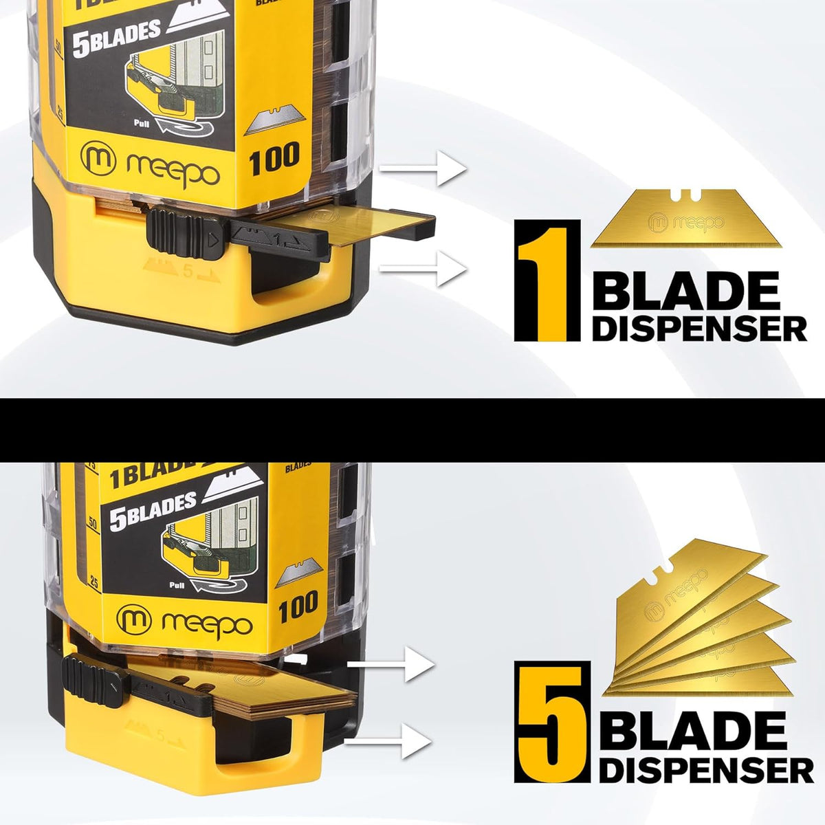Utility Knife Blades, Never Rust, Blackened SK-5 Steel