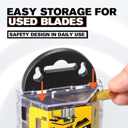 Utility Knife Blades, Never Rust, Blackened SK-5 Steel