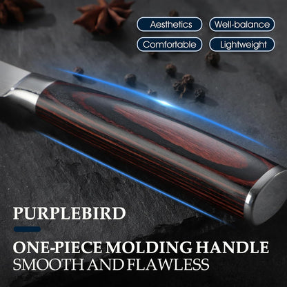Japanese Brisket Slicing Knife for BBQ, Full Tang Butcher Knife | 11" Extra Long Heavy Duty Meat Knives with Wood Handle, Sharp BBQ Knives for Turkey Grilling Smoker, Ideal Gift for Men Women