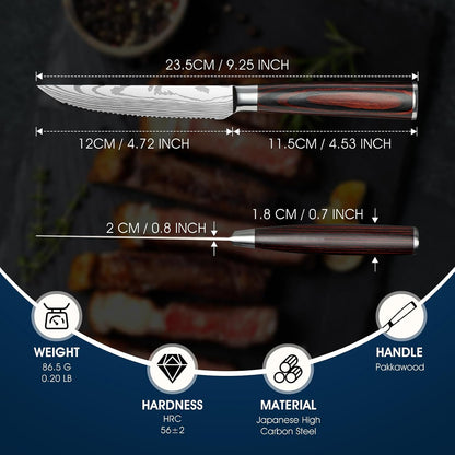 Japanese Brisket Slicing Knife for BBQ, Full Tang Butcher Knife | 11" Extra Long Heavy Duty Meat Knives with Wood Handle, Sharp BBQ Knives for Turkey Grilling Smoker, Ideal Gift for Men Women