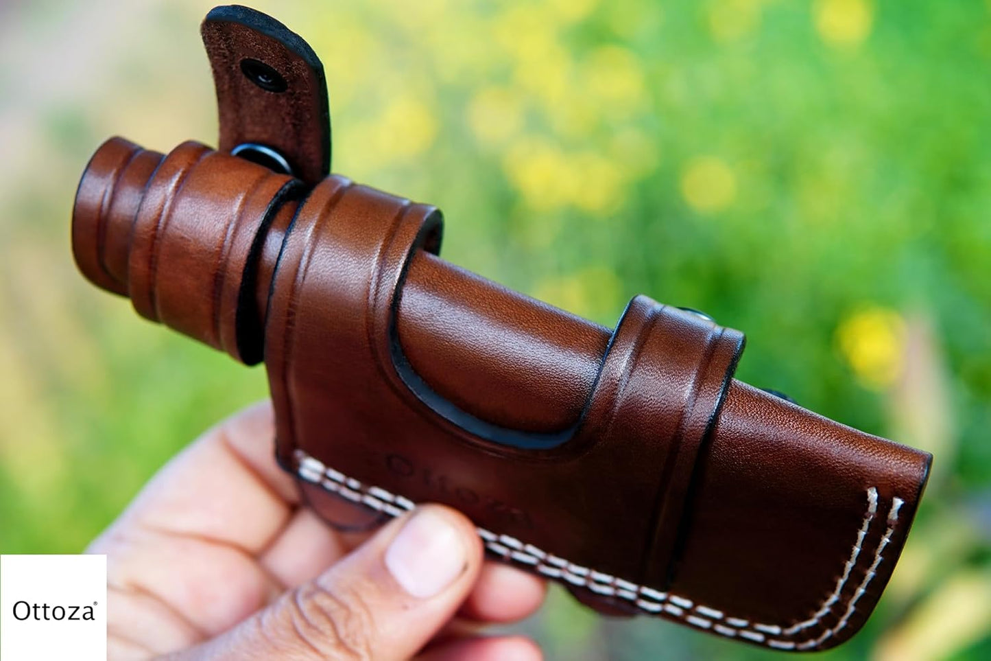 Leather Knife Sheaths for Fixed Blade Knives, Small Knife Sheath RIGHT HAND Leather Knife Sheath for Belt, Leather Knife Holster Belt Knife Holder, Horizontal Knife Sheath for Belt No:125
