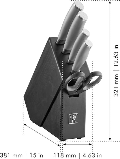 J.A International Modernist 13-pc Knife Block Set, Black…