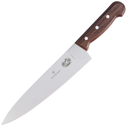 10-Inch Wavy/Straight Edge Sandwich Knife, Rosewood Handle