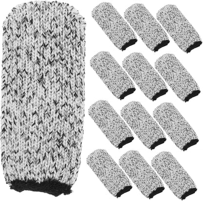 30pcs Anti-Cut Finger Guards Cut Resistant Finger Sleeves for Kitchen Chopping Gardening and Harvesting for Safe Food Prep and Gardening Tasks