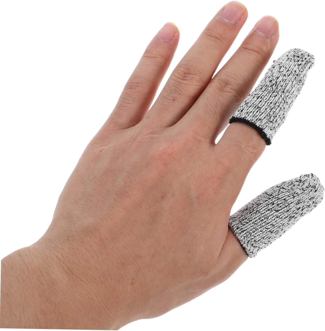 30pcs Anti-Cut Finger Guards Cut Resistant Finger Sleeves for Kitchen Chopping Gardening and Harvesting for Safe Food Prep and Gardening Tasks