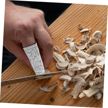 30pcs Anti-Cut Finger Guards Cut Resistant Finger Sleeves for Kitchen Chopping Gardening and Harvesting for Safe Food Prep and Gardening Tasks