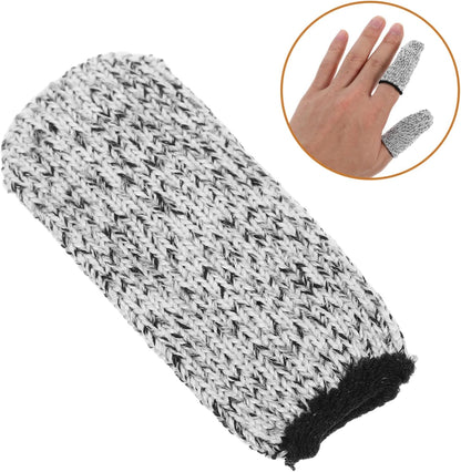 30pcs Anti-Cut Finger Guards Cut Resistant Finger Sleeves for Kitchen Chopping Gardening and Harvesting for Safe Food Prep and Gardening Tasks