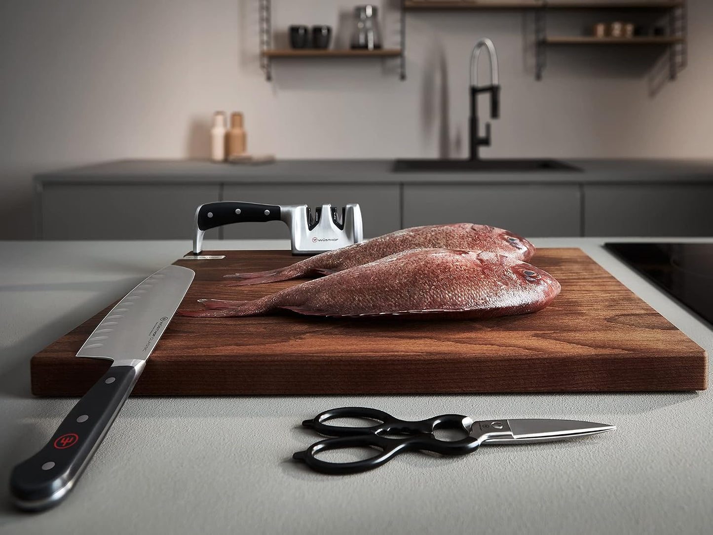 WÜSTHOF Stainless Kitchen Shears with Synthetic Grips