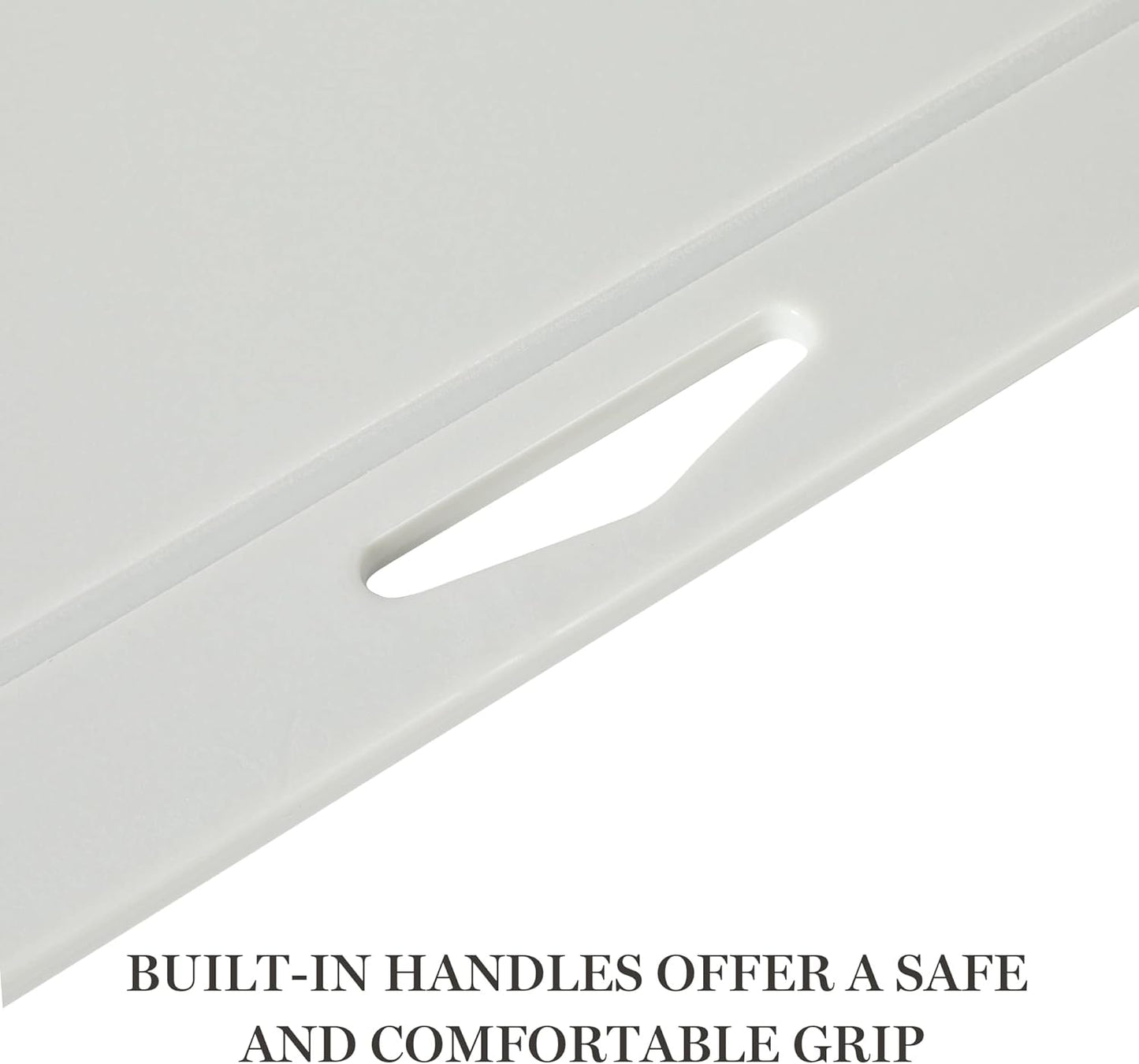Bpa Free Plastic Cutting Board 2pc Set (16" x 12" and 12" x 8") - Grey - Dishwasher Safe