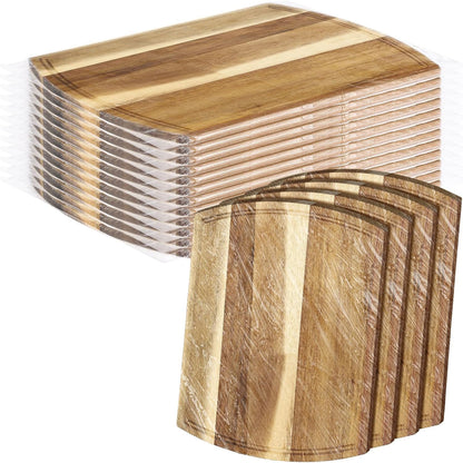 12 Pack 12 x 16 Inch Large Cutting Boards Bulk Wooden Kitchen Chopping Boards for Crafts DIY Wedding Housewarming Gift(Acacia)