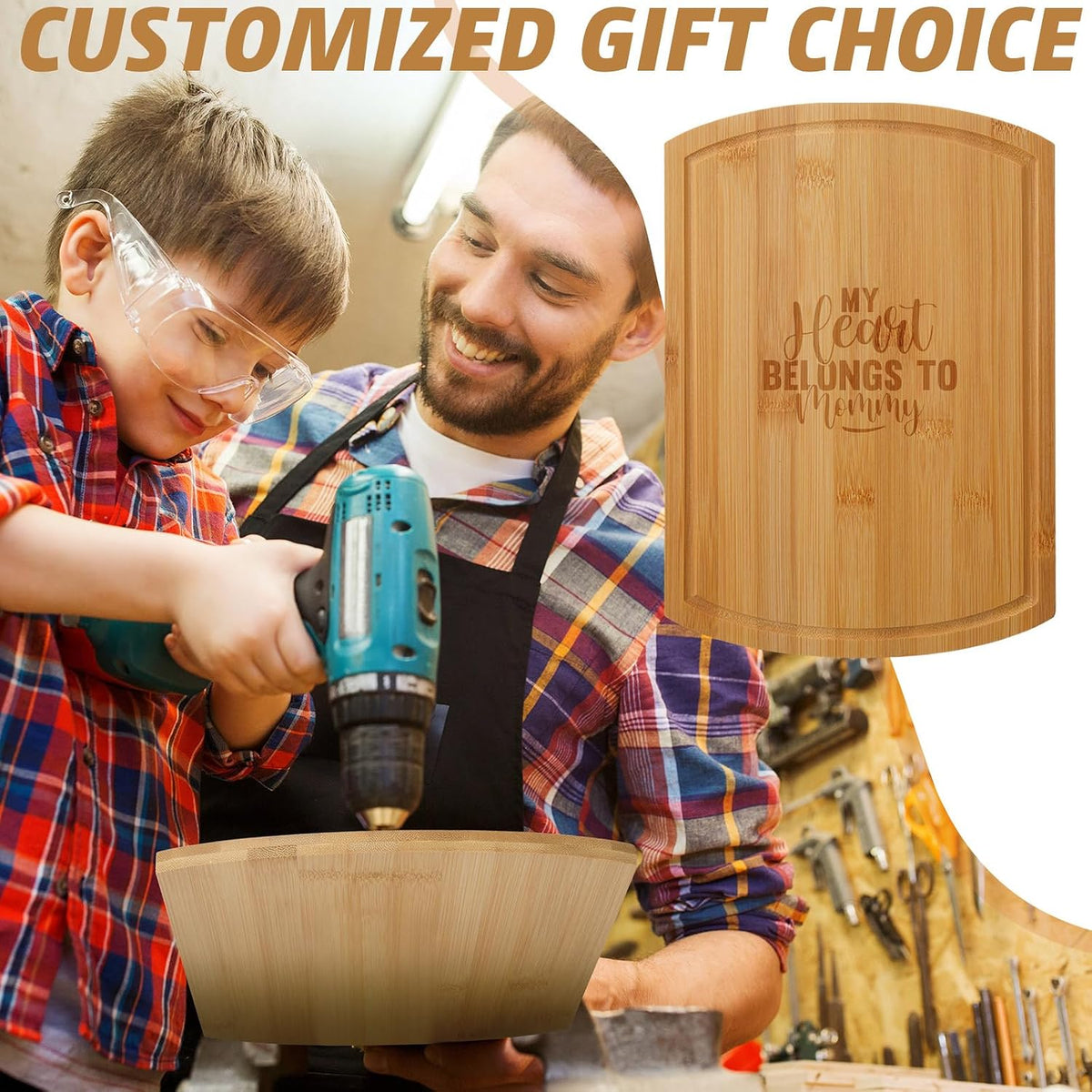 12 Pack 12 x 16 Inch Large Cutting Boards Bulk Wooden Kitchen Chopping Boards for Crafts DIY Wedding Housewarming Gift(Acacia)