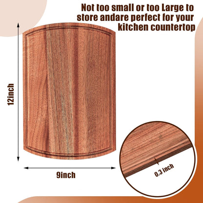 12 Pack 12 x 16 Inch Large Cutting Boards Bulk Wooden Kitchen Chopping Boards for Crafts DIY Wedding Housewarming Gift(Acacia)