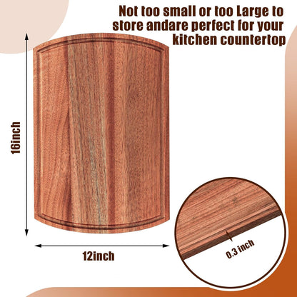 12 Pack 12 x 16 Inch Large Cutting Boards Bulk Wooden Kitchen Chopping Boards for Crafts DIY Wedding Housewarming Gift(Acacia)